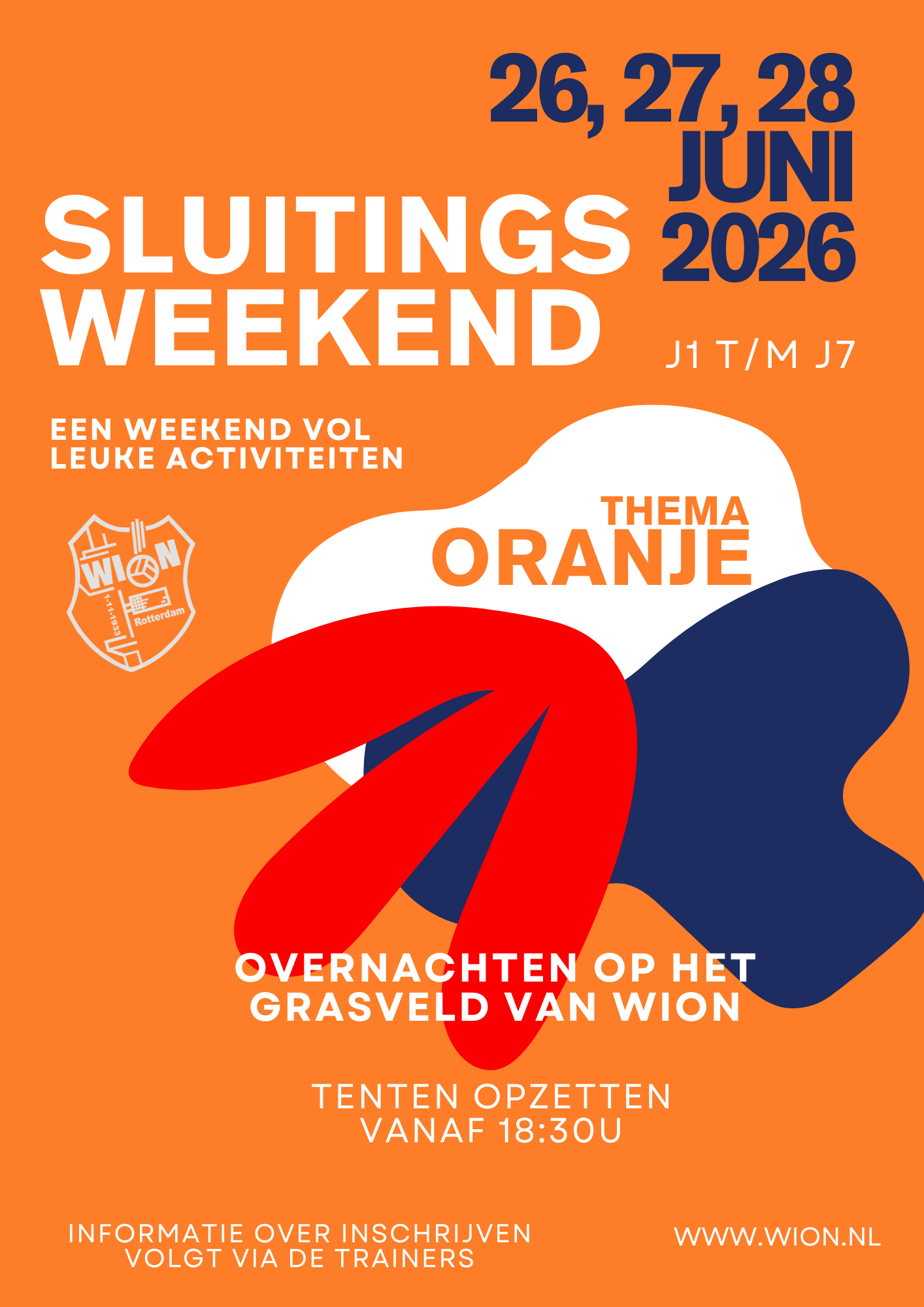 WION Sluitingsweekend 2026