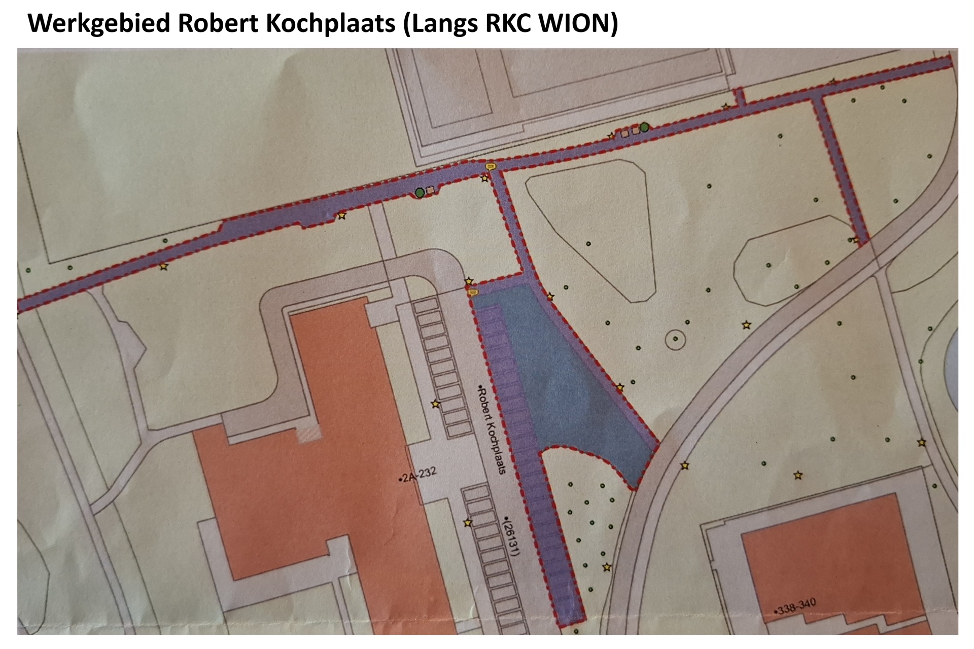 Werkzaamheden Robert Kochplaats